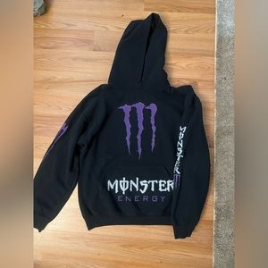 Purple monster hoodie
